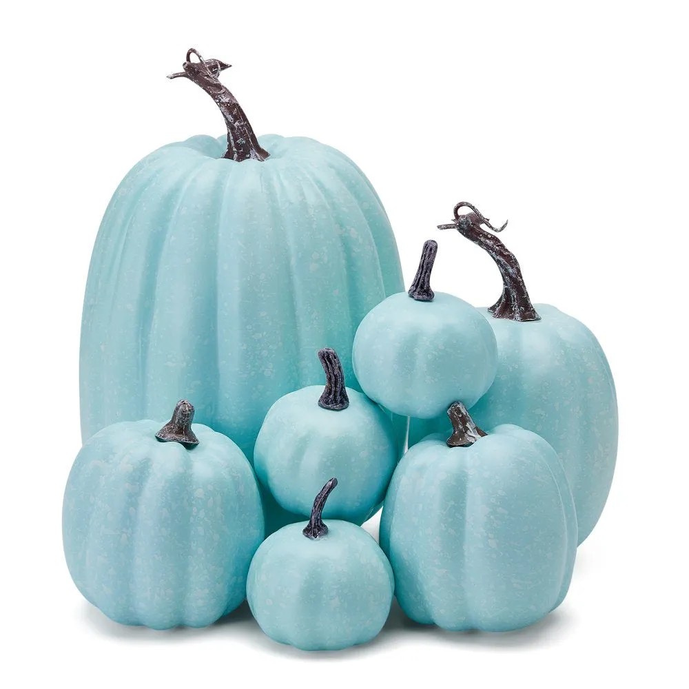 7Pcs Thanksgiving Artificial Pumpkin Home Decoration Sets, Artificial Vegetables Pumpkin for Fall Halloween Home Decor