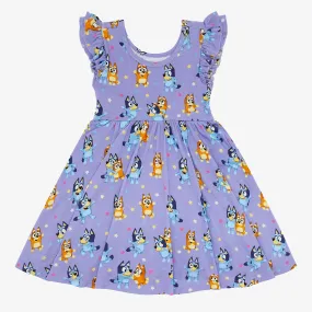 Bluey & Bingo Flutter Twirl Dress