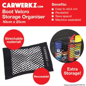 Carwerkz Boot Extra Storage Velcro Organiser