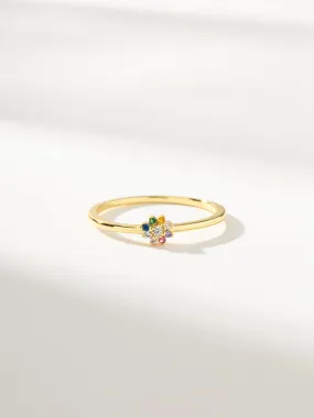 Colorful Flower Ring