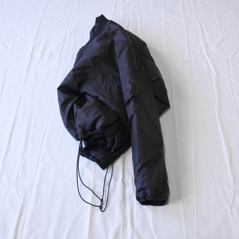 contrast zip MA-1 bomber jacket