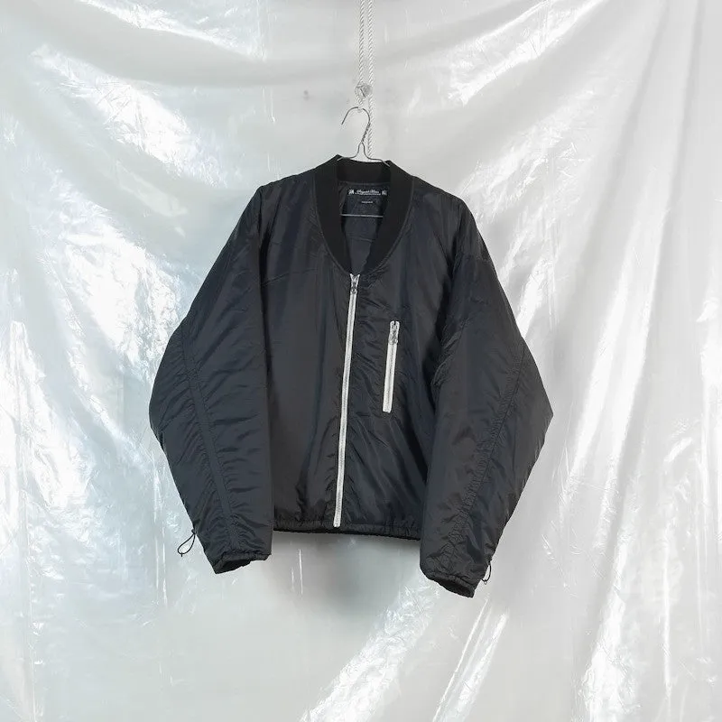 contrast zip MA-1 bomber jacket