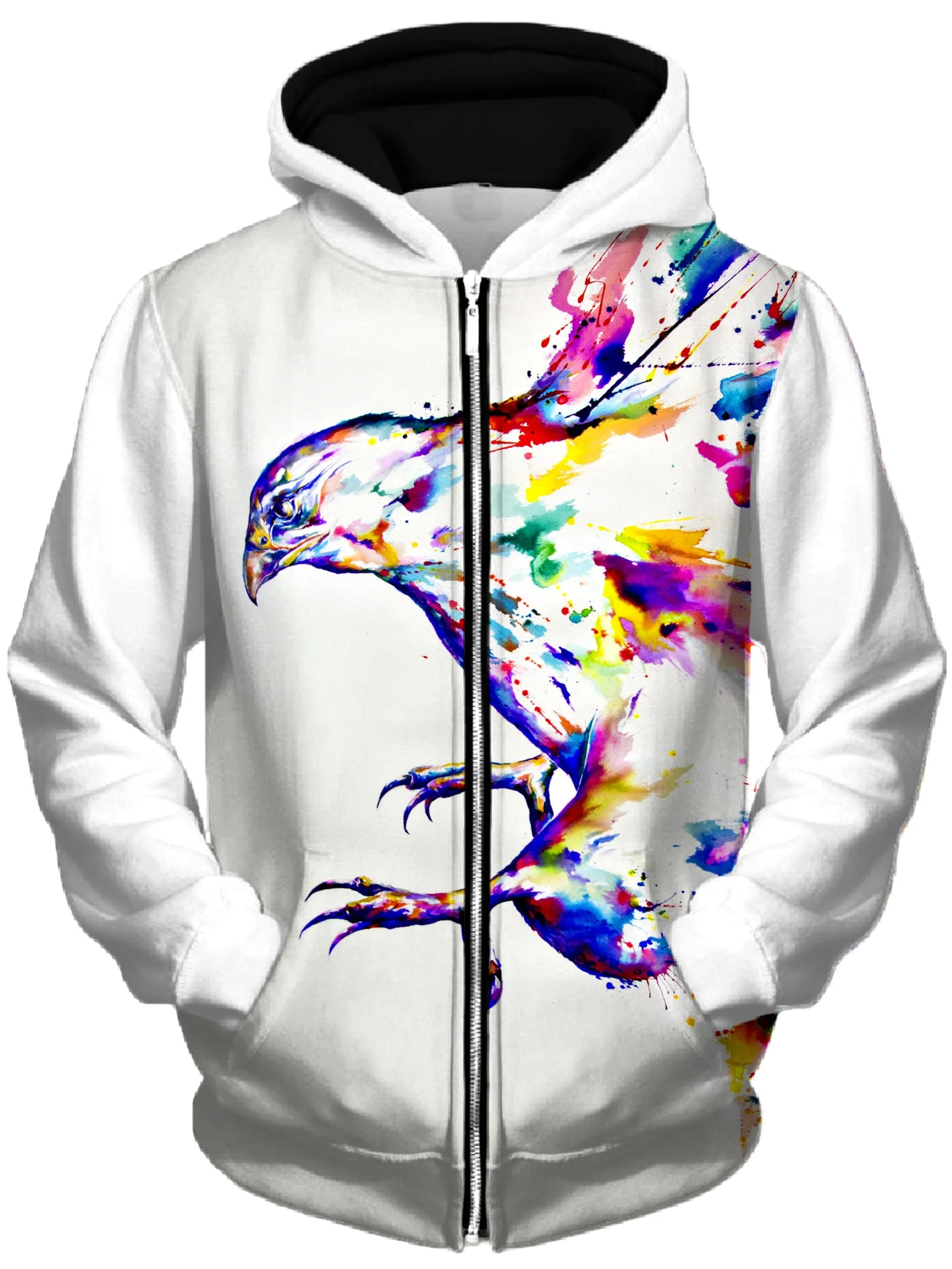 Descent Unisex Zip-Up Hoodie