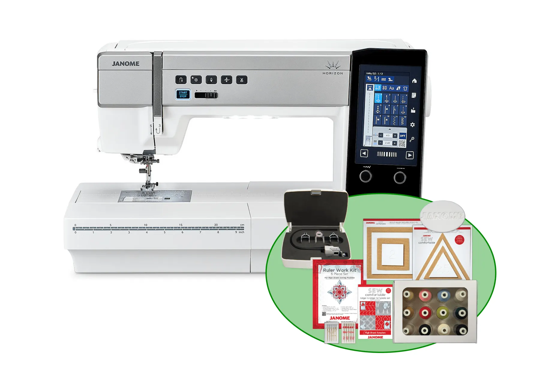 Janome Horizon Memory Craft 9480QC Professional Sewing & Quilting Machine