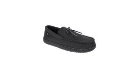 Microsuede Boater Moccasin Slippers