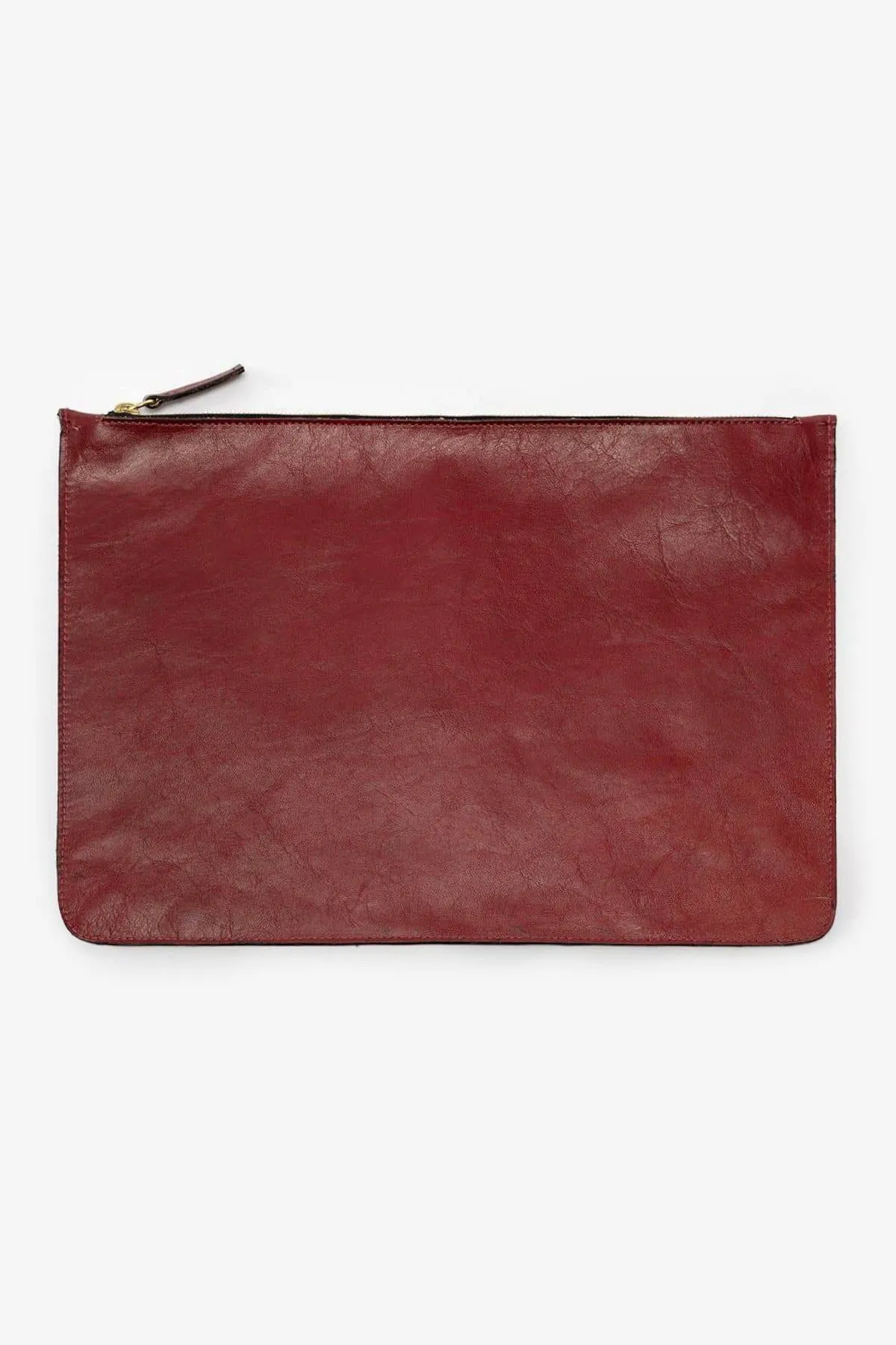 RLH3413 - Large Leather Zip Pouch