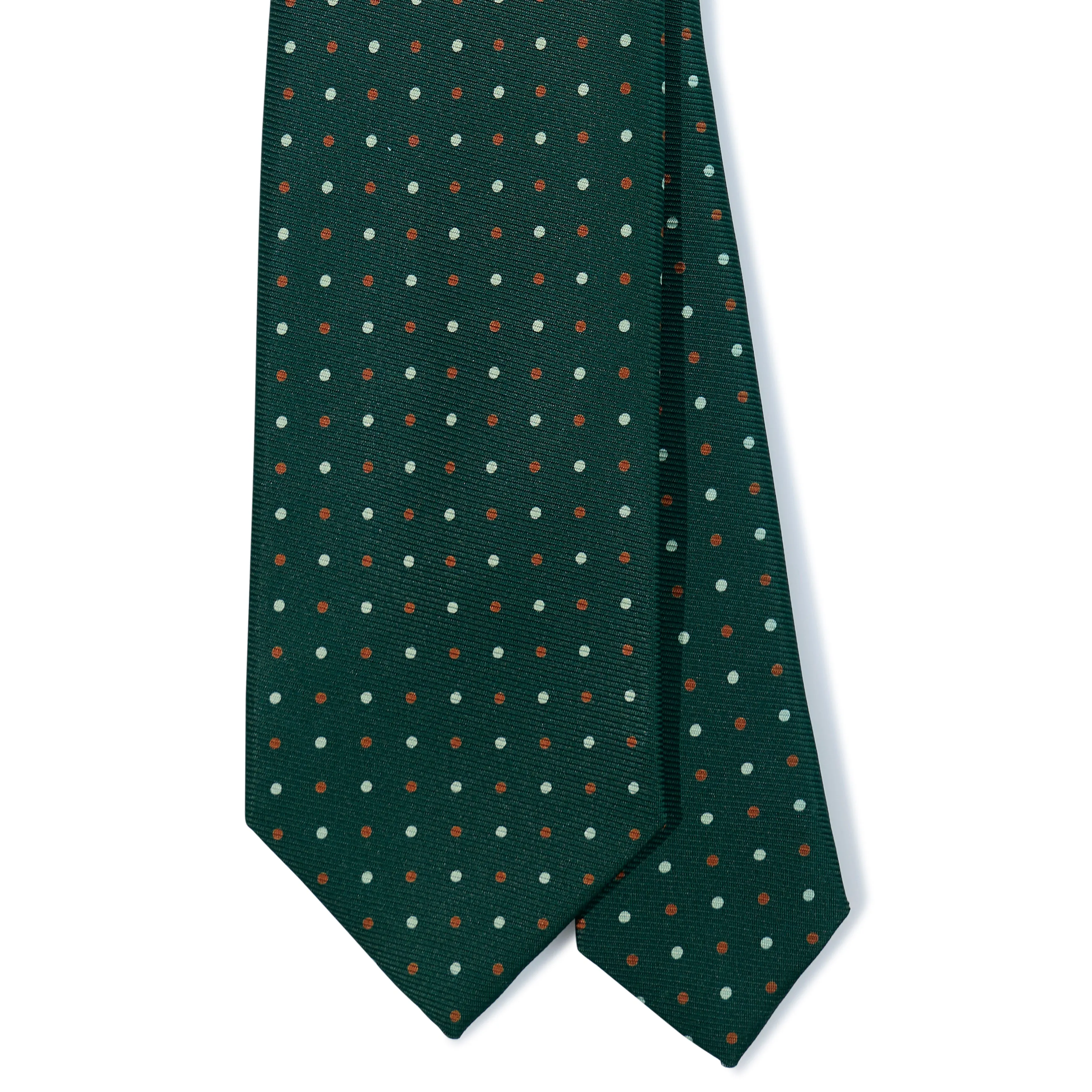 Silk Mini Multi Dot Tipped Tie