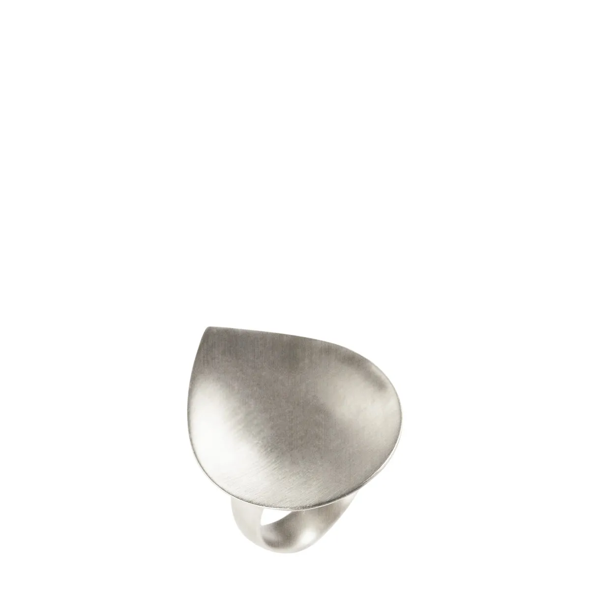 Sterling Silver Large Lotus Dish Ring