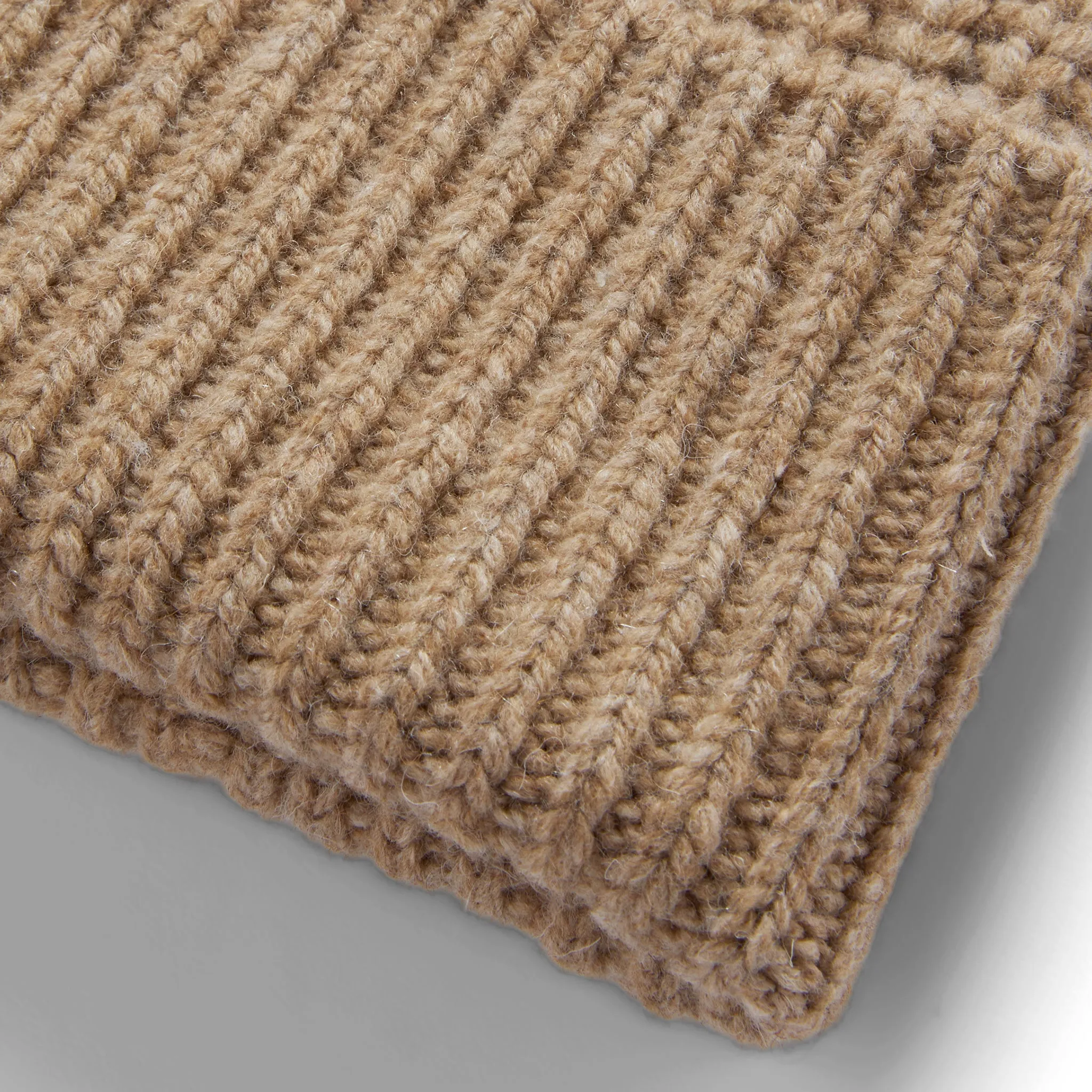 The Fisherman Beanie in Camel