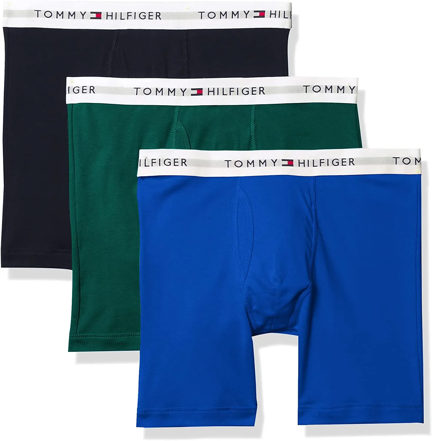 Tommy Hilfiger Men's 3-Pack 100% Cotton Classics Boxer Brief