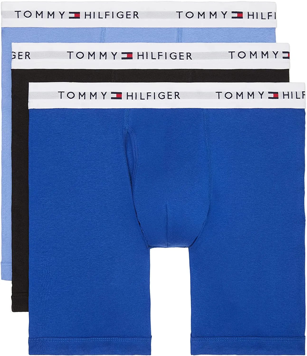 Tommy Hilfiger Men's 3-Pack 100% Cotton Classics Boxer Brief