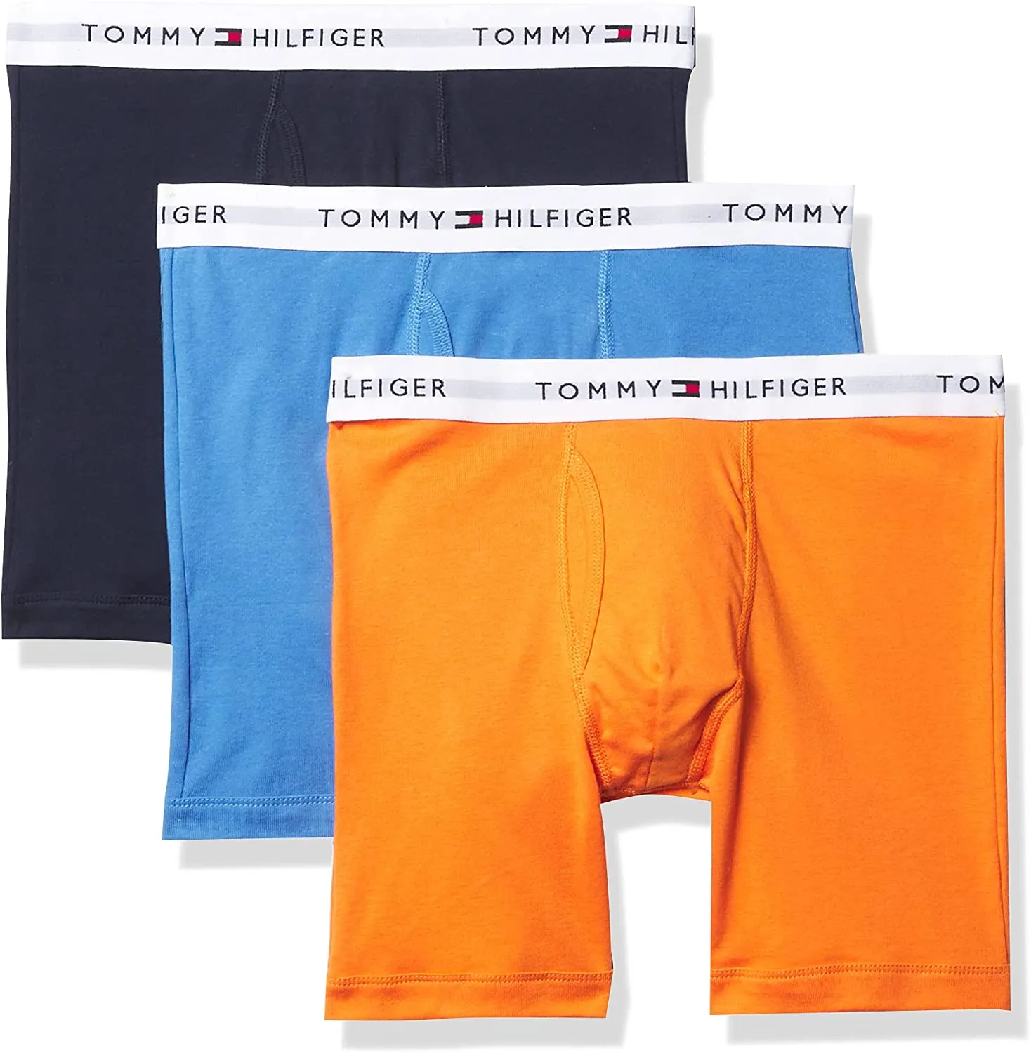 Tommy Hilfiger Men's 3-Pack 100% Cotton Classics Boxer Brief